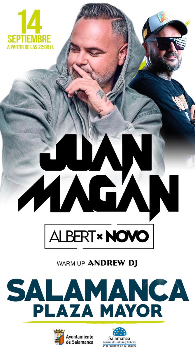 #Salamanca #plazamayor 
La vamos a reventar 🔥🔥🔥<a href="/JuanMagan/">Juan Magán</a> <a href="/Albert_Novo/">Albert Novo(oficial)</a>