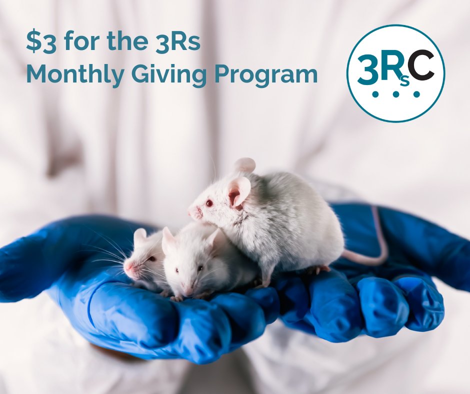 Interested in making a big difference for the #3Rs in a big way? Sign up for our $3 for the 3Rs giving campaign where we leverage the power of many to make big impact: na3rsc.org/?form=3for3Rs