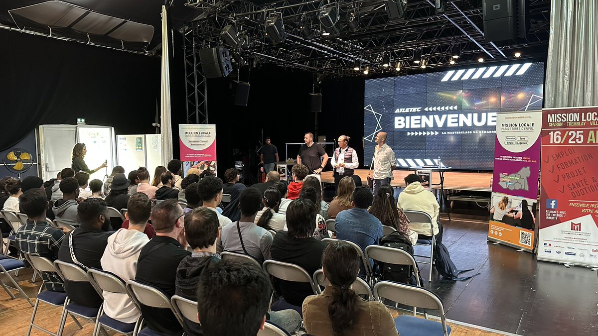 🚨La <a href="/ML_PTE/">Mission Locale Paris Terres D'Envol</a> est en direct de <a href="/Sevranville/">Ville de Sevran</a> pour la 4ème édition de nos événements « Du Gaming à l’Emploi ». 
Plus de 50 jeunes sont présents pour découvrir les métiers du #Esport  avec <a href="/syNip_/">Tony 'syNip' Helynck</a> !
Merci à nos partenaires <a href="/Atletec/">Atletec</a> , <a href="/MicroFolie/">Micro-Folie</a> et MLI Tremblay Sevran Villepinte. 👍🏻