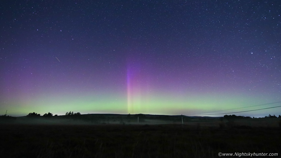 martinastro2005's tweet photo. Last nights aurora from the Beaghmore countryside. 15mm vs 50mm lenses. This nice solitary beam made for a nice introduction to the new aurora season. https://t.co/19Wt2BjIl1 #aurora #beaghmore https://t.co/s588Q9Ex9y
