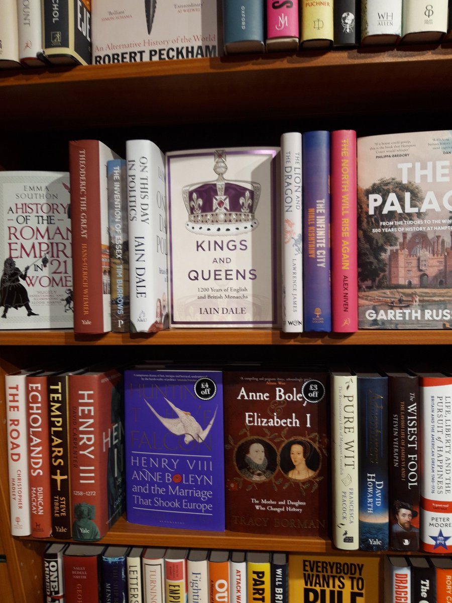 Just seen Kings and Queens out in the wild - at @WaterstonesLinc! 
@IainDale @HodderBooks @AnnieWHistory @JHillAuthor @restorationcake @CathHanley @gareth_streeter @Paulalofting @MattLewisAuthor @NathenAmin