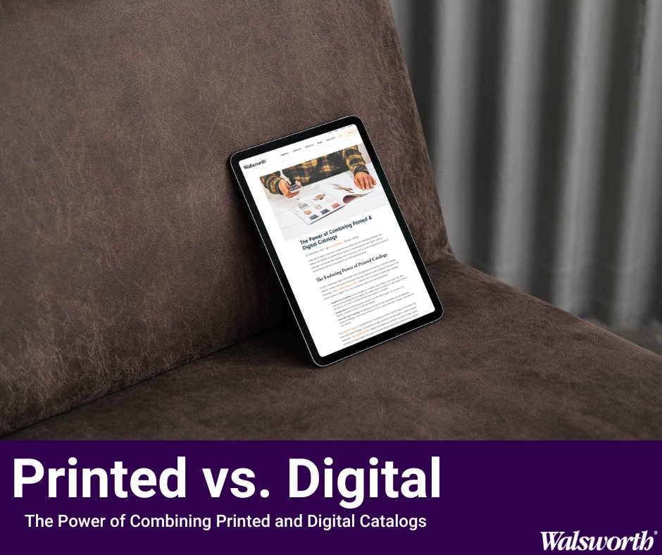 WalsworthCo's tweet image. 🚀 Elevate your B2B marketing game with the perfect combo! Discover "The Power of Combining Printed &amp;amp; Digital Catalogs" in our latest blog post. #CatalogMarketing #Walsworth #DigitalCatalogs #PrintedCatalogs tinyurl.com/2efyckux?utm_c…