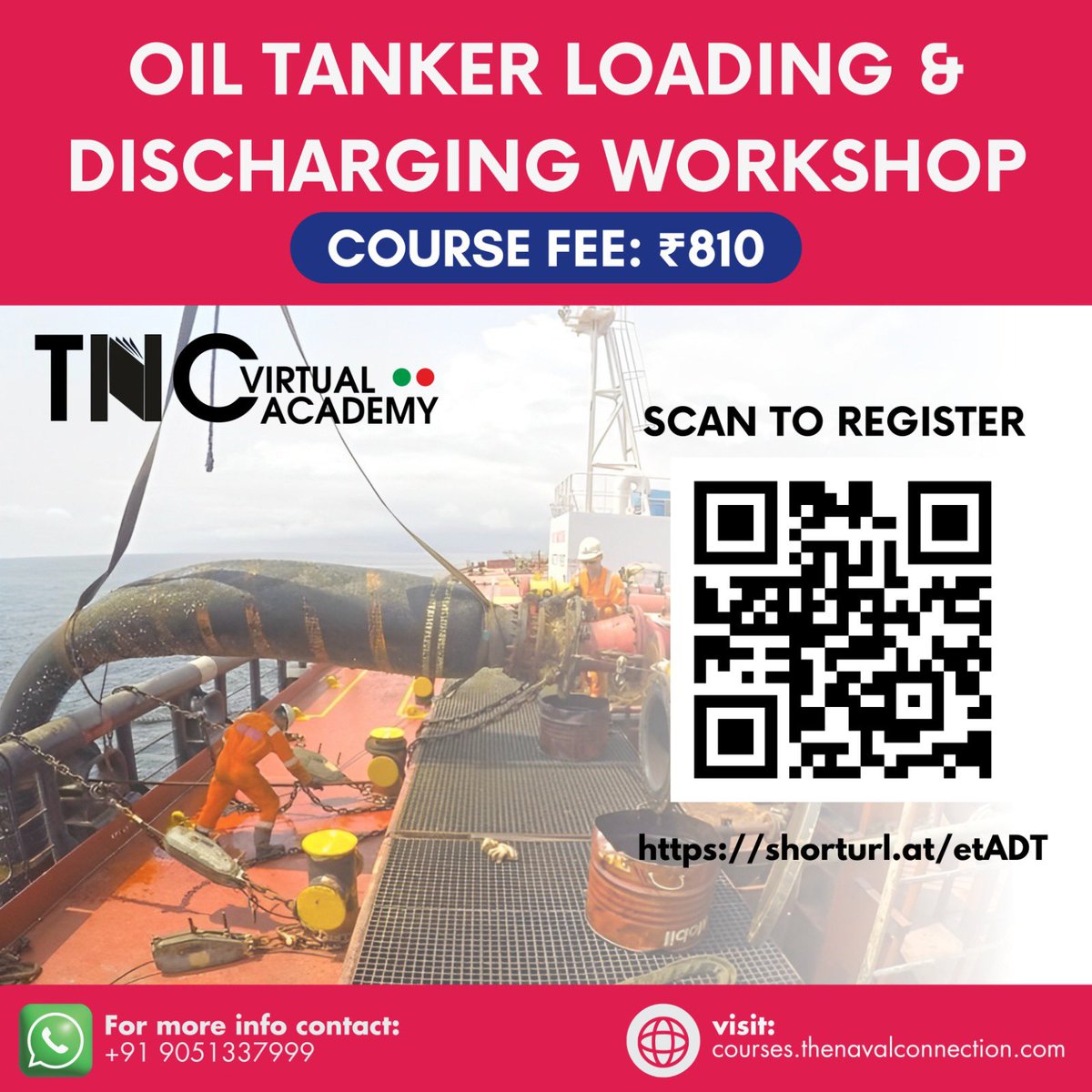 🛢️ Master the Art of Safe Oil Tanker Loading and discharging with Our Expert Course! 🚢

Register today: [Oil Tanker Loading & Discharging Course](courses.thenavalconnection.com/product/oil-ta…)

For inquiries, contact us at +91 94330 78830

#MaritimeTraining #OilTankerOperations