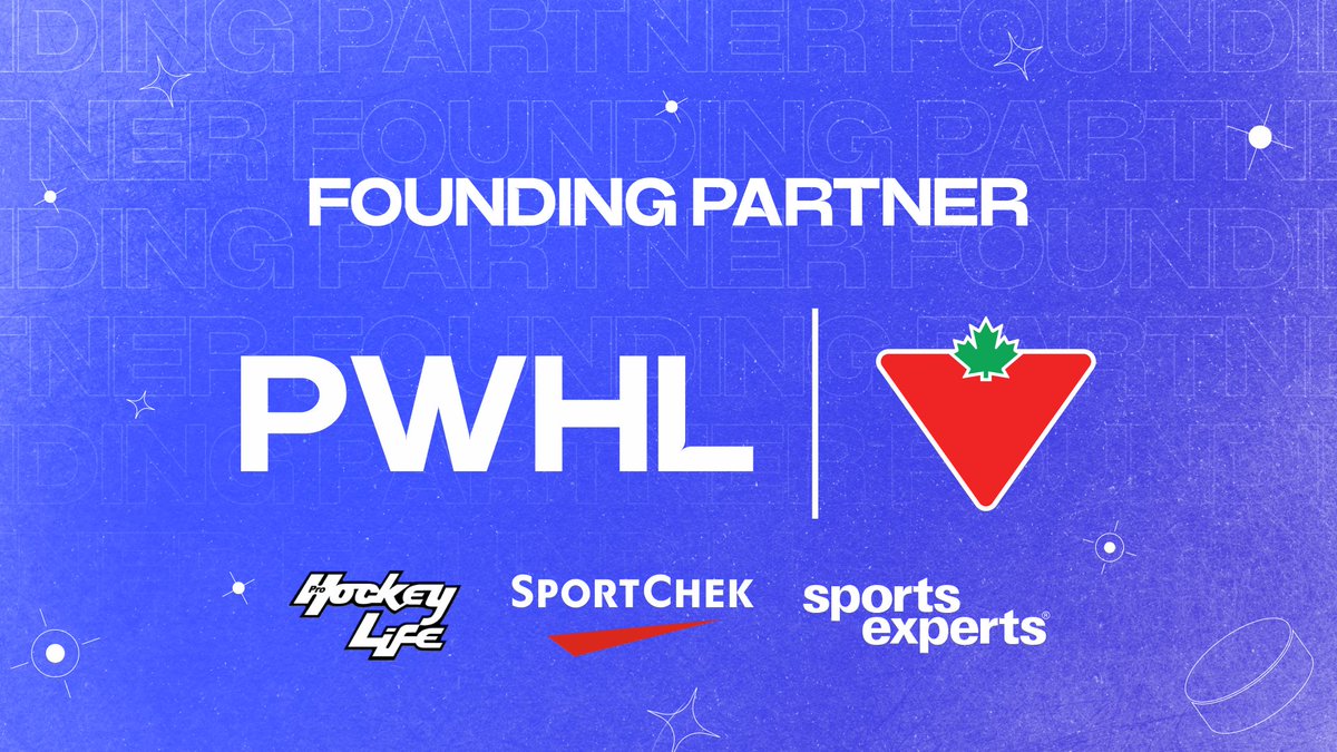 PWHL (@thepwhlofficial) on Twitter photo Coming together to champion women’s hockey everywhere.
We are proud to welcome <a href="/CanadianTire/">Canadian Tire</a> Corporation including their family of companies <a href="/SportChek/">Sport Chek</a>, <a href="/ProHockeyLife_/">Pro Hockey Life</a> and <a href="/sportsexperts/">Sports Experts</a> as our first founding partner.
📰 bit.ly/first-founding… Coming together to champion women’s hockey everywhere.
We are proud to welcome <a href="/CanadianTire/">Canadian Tire</a> Corporation including their family of companies <a href="/SportChek/">Sport Chek</a>, <a href="/ProHockeyLife_/">Pro Hockey Life</a> and <a href="/sportsexperts/">Sports Experts</a> as our first founding partner.
📰 bit.ly/first-founding…