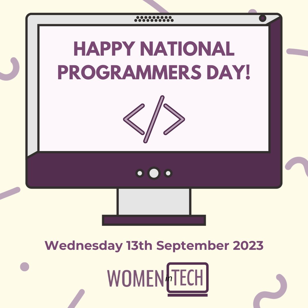 womenintechuk's tweet photo. Happy #NationalProgrammersDay!

Today, we celebrate those who work tirelessly behind the scenes to power technologies we all use every day 👏

Thinking of learning to code? Read our guide to find out what programming language is right for you: https://t.co/BnlNzVn98B https://t.co/hugPS8PHSP