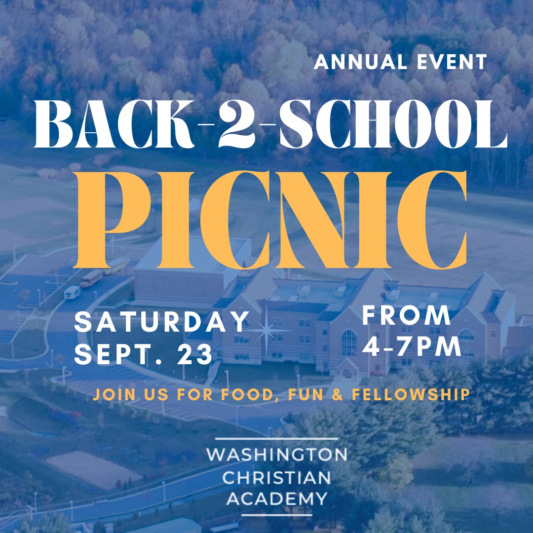 We can't wait to come together at the annual Back-2-School Picnic! We still have lots of slots available and we need your help.  Please sign-up to bring a dish/drinks. tinyurl.com/mr24mas3
*The picnic is rain or shine.