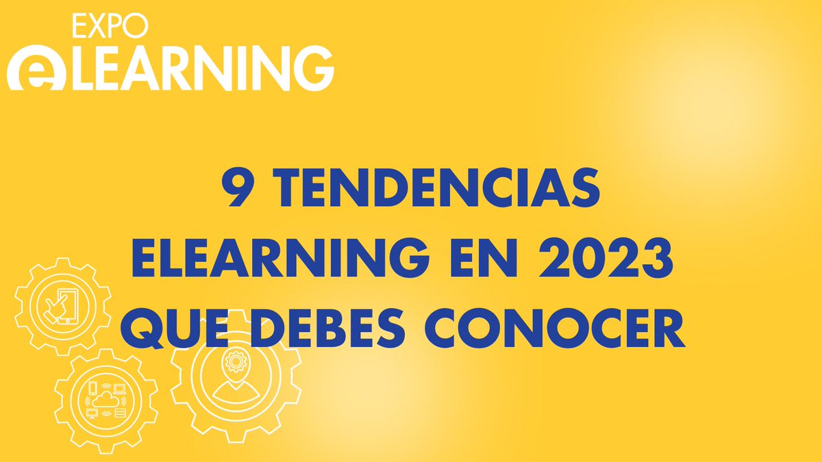 expoelearning's tweet photo. 💡¡Descubre las 9 tendencias eLearning 2023 según @e_editorial !
🔹 Tecnología: IA, Realidad Mixta, #Metaverso. 
🔹Metodología: Learning Loops, Deep Learning, Learning Analytics. 
🔹Recursos: Video, #MotionGraphics, Contenido de Usuarios. 

¿Cuál usas en tu día a día? https://t.co/VRy1uEb6Dc
