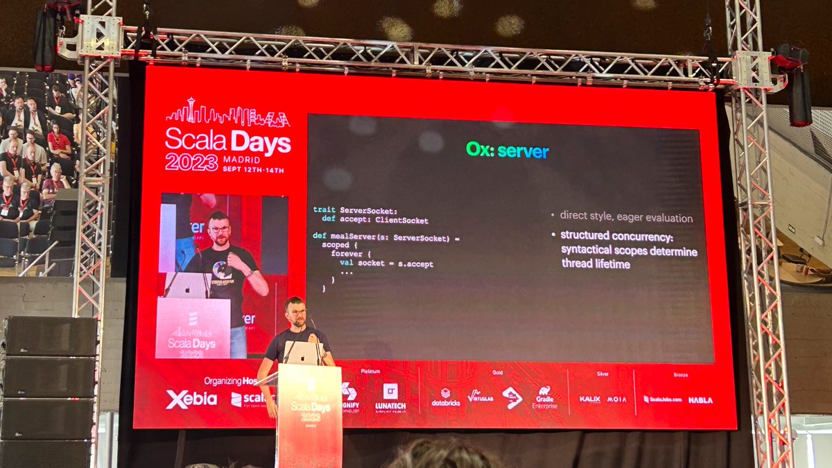 We are back to direct style, with the prototype Ox based on project Loom. <a href="/adamwarski/">Adam Warski</a> is delivering a great talk as usual at #ScalaDays