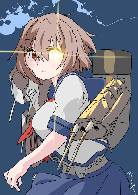 #艦これ版真剣お絵描き60分一本勝負_20230913#艦これ版真剣お絵描き60分一本勝負古鷹さん! 