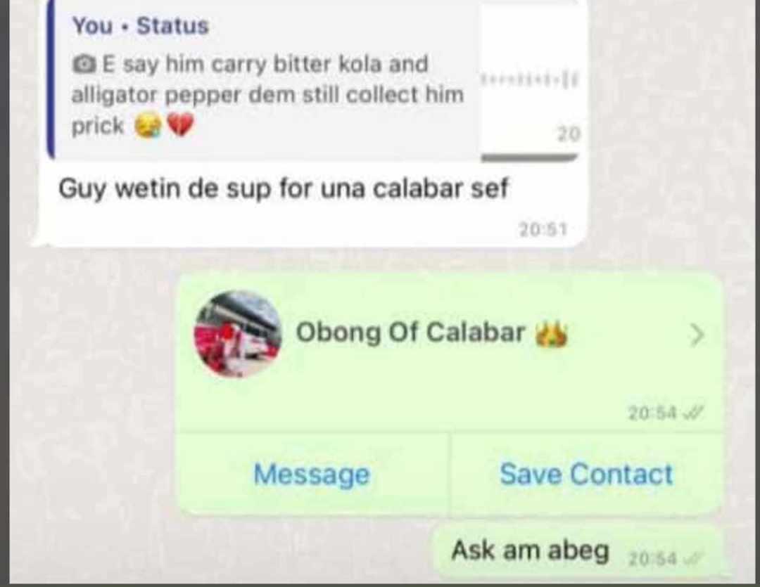 Incase you get questions
Ask for contact..
