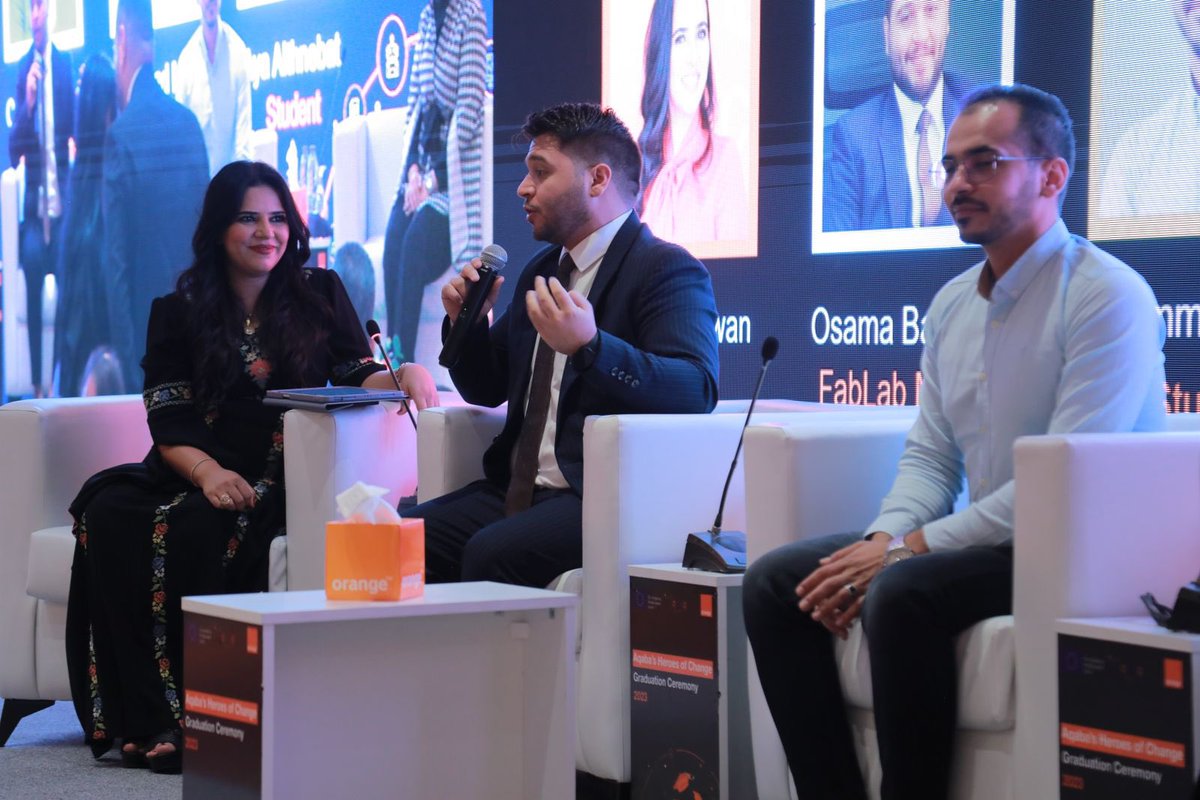 MansourPhilippe's tweet photo. Graduation day in #Aqaba ! We proudly celebrate the remarkable achievements of our heroes of change ! @orangeJo #FabLab and #CodingAcademies are part of the #InnovationSpace project co-funded by @EUinJordan, in partnership with @ASEZA2001.
Alf Mabrouk!! 🥳 https://t.co/m7LEjZp0BI