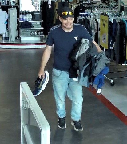 Hey #Antigonish! Do you recognize this person? On September 8, 2023, this person entered a sports store in Antigonish and left the store without paying for over $900 worth of clothing and footwear. Pls. call 902-863-6500 or CrimeStoppers if you recognize this person.