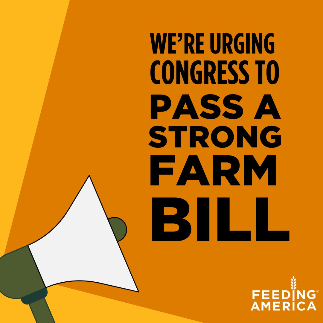 We’re in Washington, D.C., with nearly 100 @FeedingAmerica partners from across the country. Together, we’re urging Congress to pass a #FarmBill that strengthens critical federal programs that help people keep food on the table. #FarmBillFlyIn #HungerActionMonth