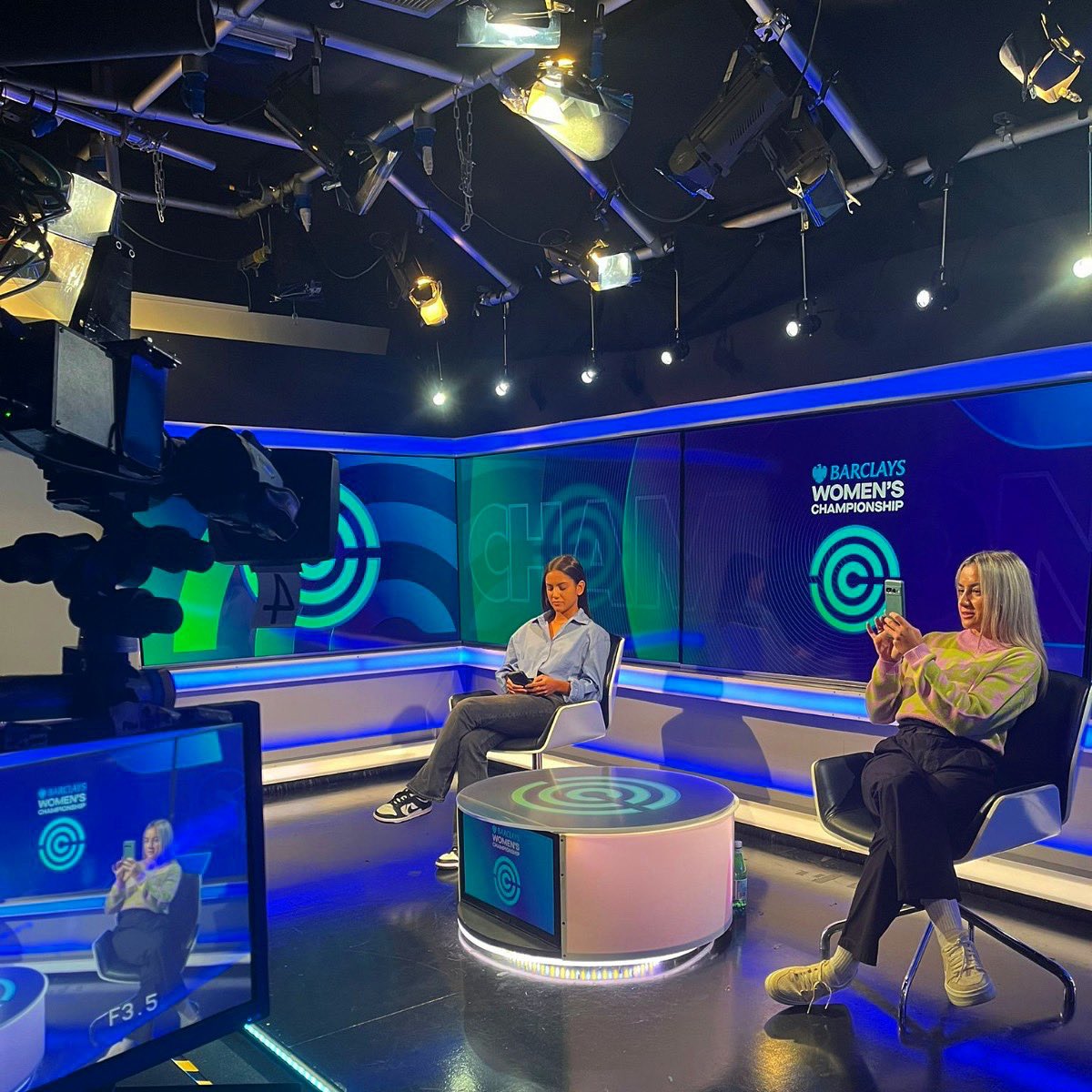 WORK The @BarclaysWC Show has returned starring @MollieKmita & @rosiekmita filmed at our studio in London.