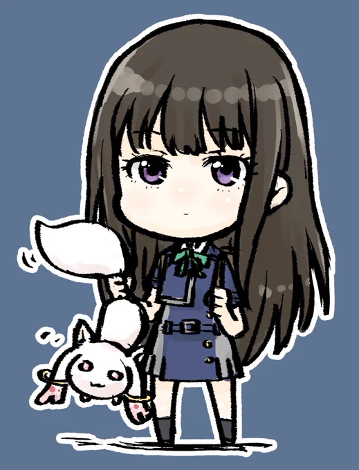 店の周りをうろちょろしてた変な生物を捕まえたたきな 