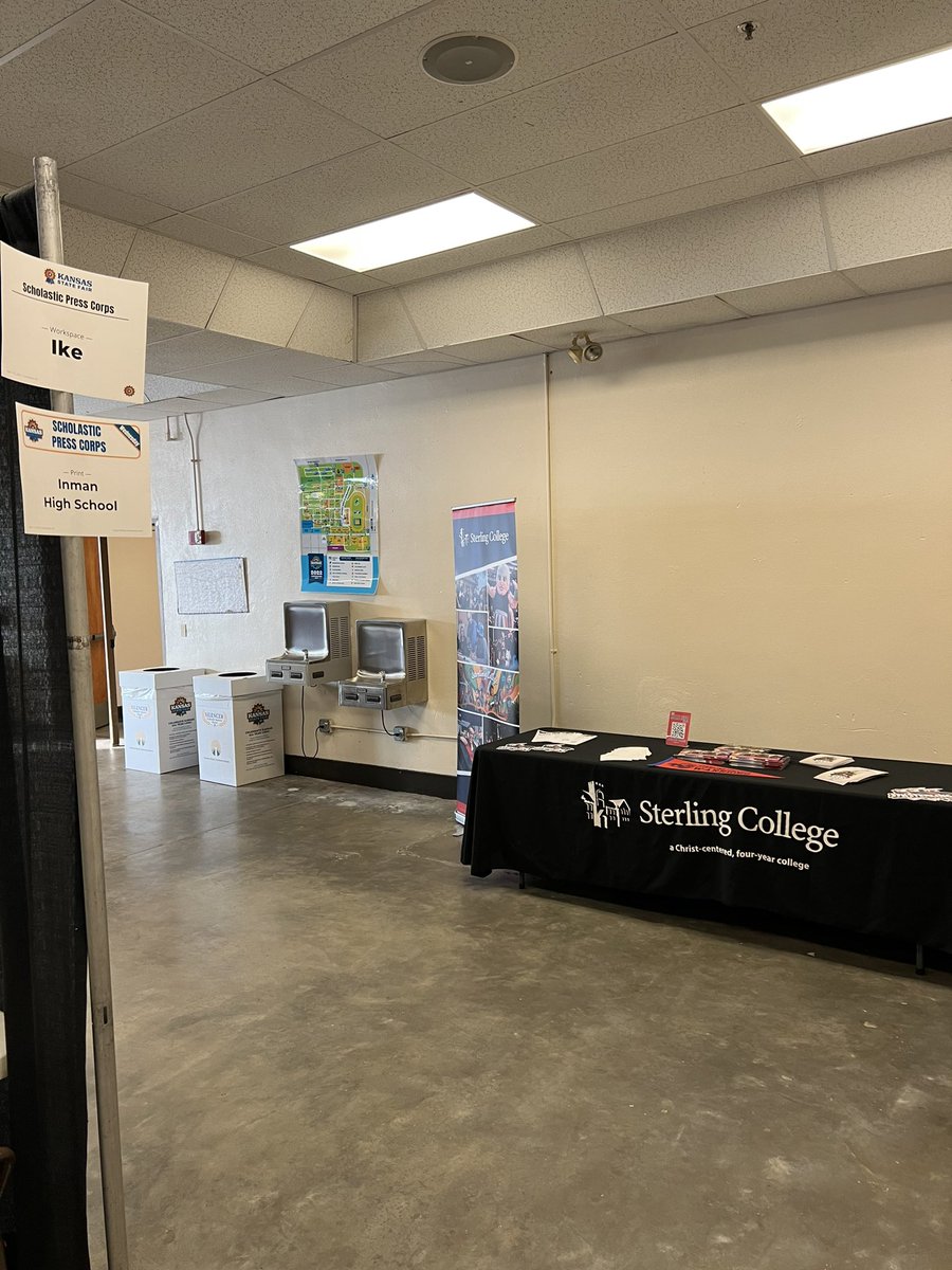 toddvogts's tweet image. The calm before the storm of day three of the Scholastic Press Corps as part of the @KansasStateFair! #getfairified #ksstatefair #scholasticpresscorps