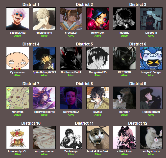 sabbyschaos's tweet photo. MAY THE ODDS BE EVER IN YOUR FAVOR‼️ part 2.....same teams as befor :D
#chaosgames https://t.co/ekKZ3d1pmj