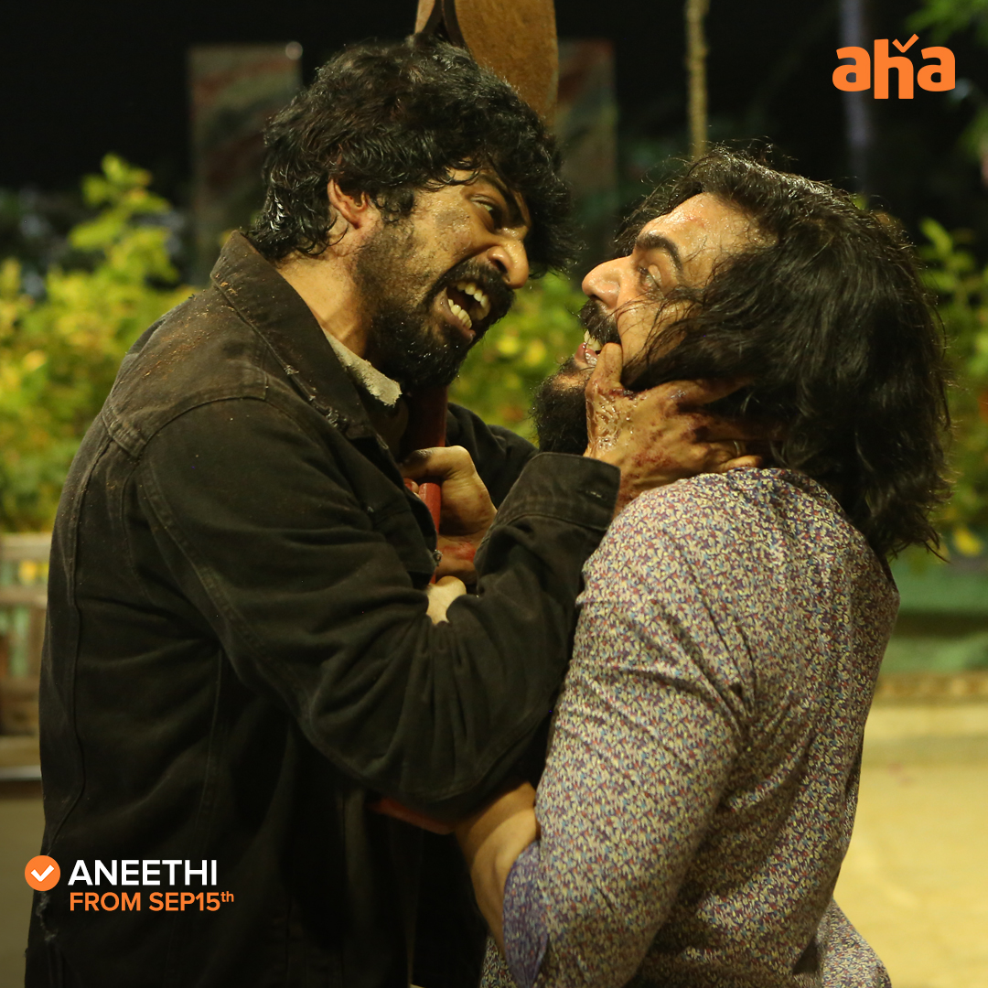 ahatamil's tweet photo. The DEVIL who loves, fights, and shows you hell!🥵 The name is #Ajee😈
Watch @arjunchdmbrm flexing his talent in #Aneethi🔥
STREAMING on @ahatamil this September 15th🤩
@Vasantabalan1 @shankarshanmugh @gvprakash @iam_arjundas @edwinsakaydop @arjunchdmbrm @UBoyzStudios @thinkmusicindia @vanithavijayku1 @TSivaAmma @kaaliactor @JSKfilmcorp @r_stills @onlynikil @vattalstudios