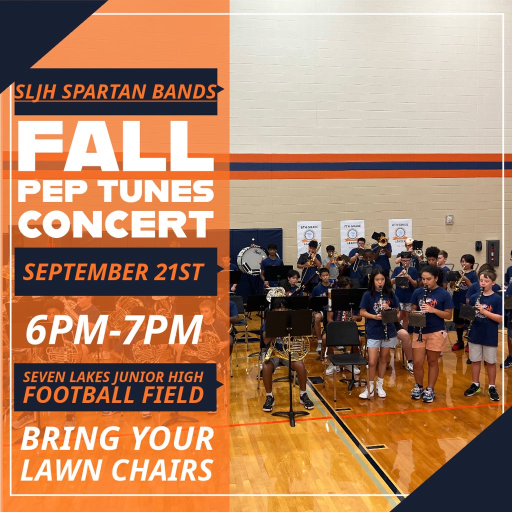We are so excited for this fun event where our students will perform many fun songs that you may recognize! Here are just a few: Born to Be Wild, Just Dance, Havana.

Come out, bring a lawn chair, and enjoy!

#katyisd #katyisdfinearts @spartan_speak