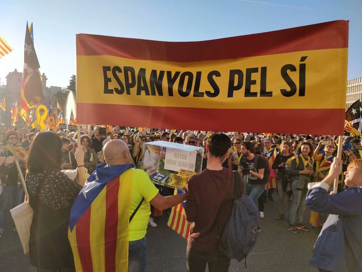 HomoVelamine's tweet photo. La solución de confluencia al problema catalán: nacionalistas de uno y otro signo y gente a la que ni fu ni fa, unida para que Cataluña se independice de una vez y dejen de dar la tabarra.
Lee más👉 https://t.co/Q0dwNY21ob https://t.co/IGA223c71l