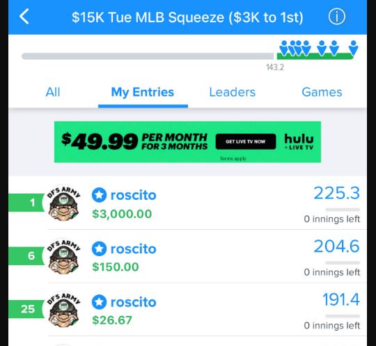 DFSArmy's tweet photo. What do our VIPs do when there's no NFL? Play baseball, of course.
💪Every sport
💪Every tool
💪Every optimal lineup
💪Every coach's strategy
🎯All included as a VIP!
#WinningLineups #DFSAWins https://t.co/18SgYFXKHv