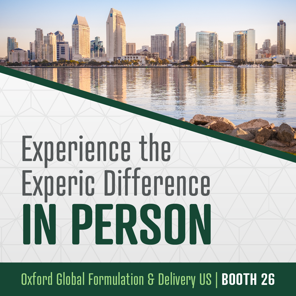 Experic’s team is looking forward to attending Oxford Global Formulation &amp; Delivery next month. If you will be attending and are looking for cutting-edge solutions and inhalation expertise schedule a meeting with our seasoned team.  

expericservices.com/events/

#OxfordGlobal2023
