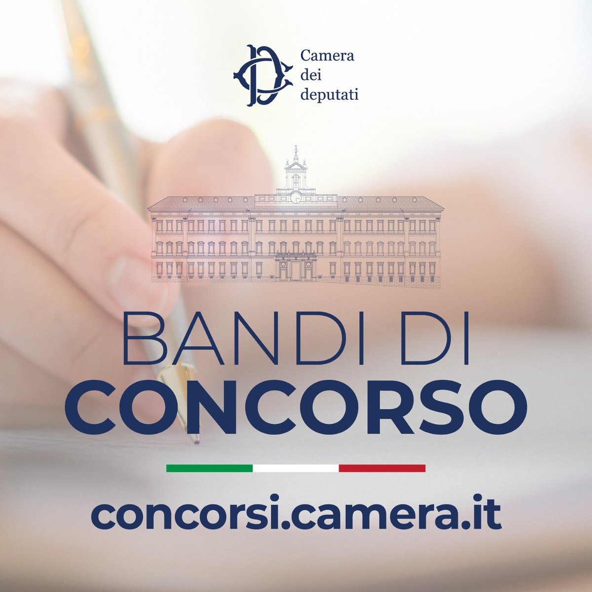 Montecitorio's tweet photo. #ConcorsiCamera, pubblicato il bando per 10 posti di Collaboratore tecnico addetto al reparto impianti e interventi elettrici. https://t.co/saS9cp4Gff