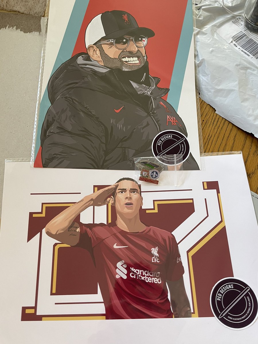 LFCRhinos's tweet photo. @Liverpoolbadges @DesignsPed post for me today. #MatchDayPin #CompWin #BonusPrint thanks guys https://t.co/Nrpg16GOsY