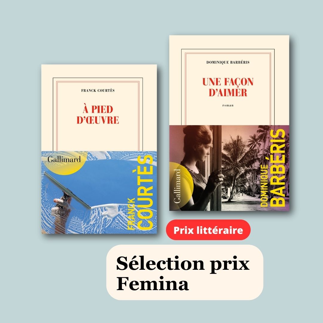 #PRIXLITTÉRAIRE 🎉   Les Éditions Gallimard ont le plaisir de vous annoncer que 'Une façon d'aimer' de Dominique Barbéris et 'À pied d'œuvre' de Franck Courtès font partie de la première sélection du prix Femina. 

Un grand bravo aux auteurs !