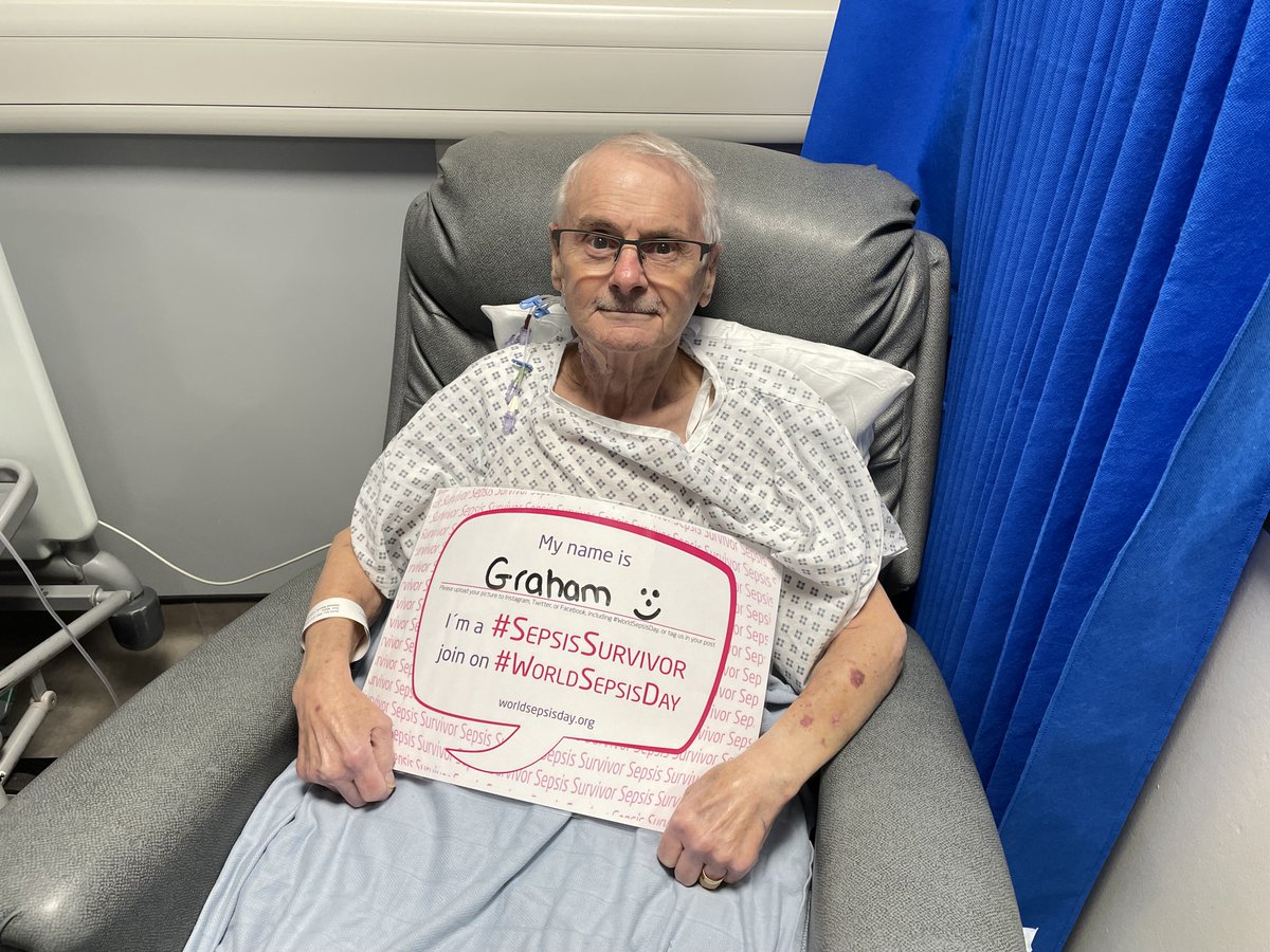 This #WorldSepsisDay we are highlighting the importance of recognising symptoms and acting early.

One patient who knows all too well about this is #SepsisSurvivor Graham Teagues.  

Read his story here: bit.ly/3rhIe1N
