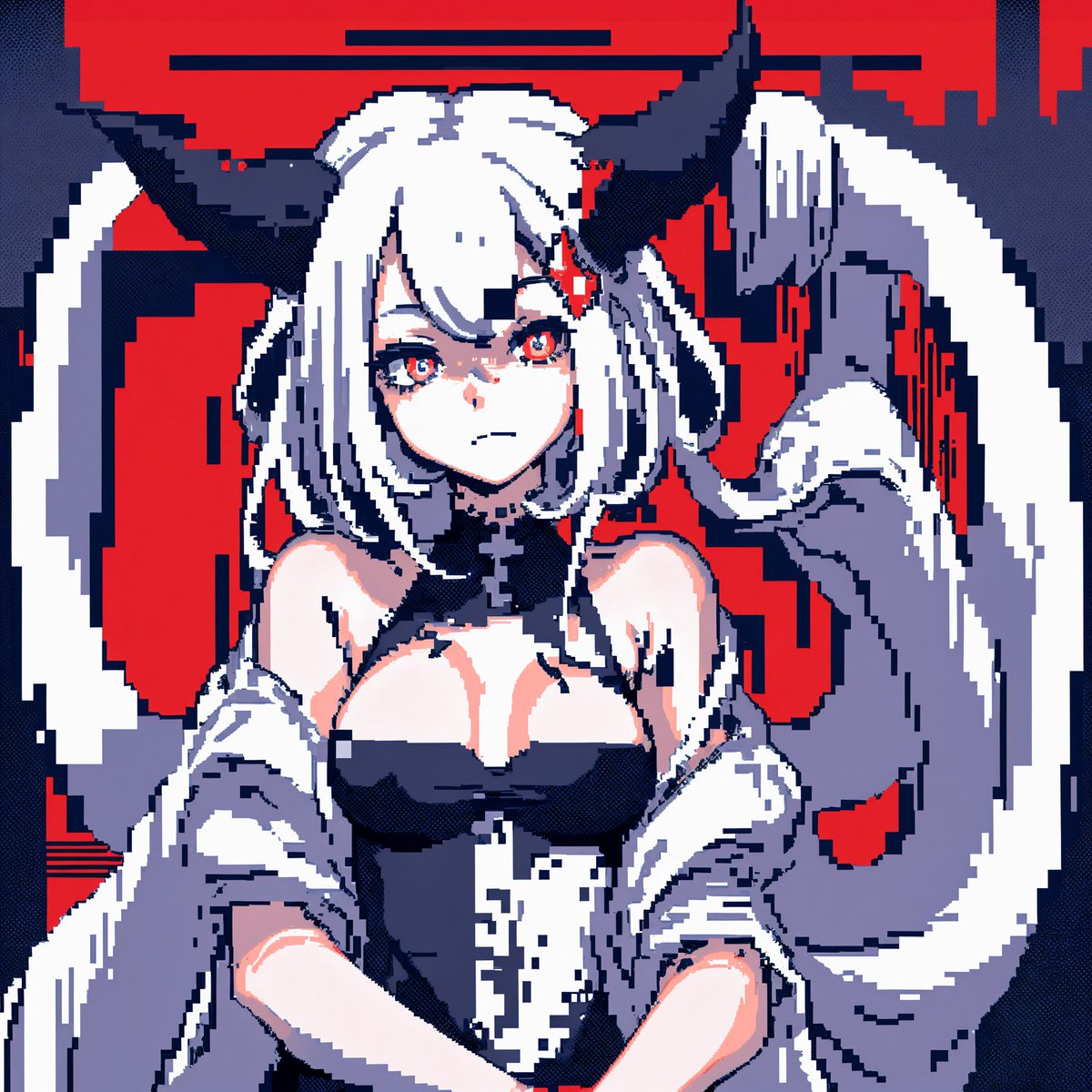 TridIsntAName's tweet photo. I DID IT @Beezybee_ai, I finally completed your #PixelAIArt challenge! IT only took me like 5 days of trying 🤣
Hope you'll enjoy these! Special Shoutout to @blafba_art from who I originally studied the Mecha prompt from! https://t.co/UCKK3aOnwe