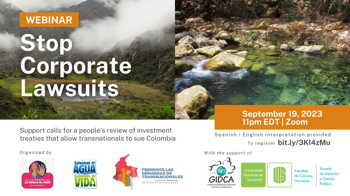 On 19 September, friends of LMN will be hosting a webinar following up on the #StopISDS Report published earlier this year. Registration is free and open to all. We encourage everyone who  wants to support people’s right to say no to mining to attend and learn  more