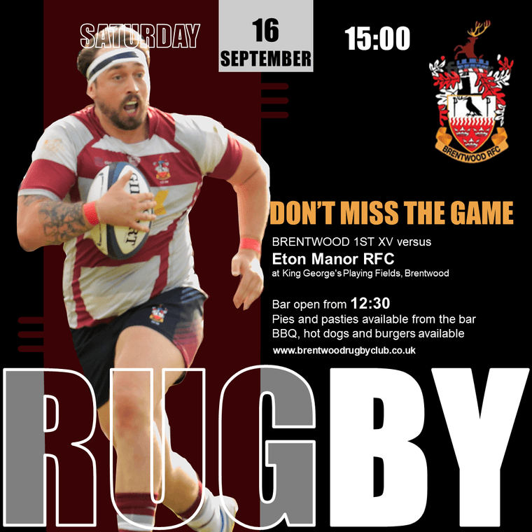 BrentwoodRFC's tweet photo. 1st XV Fixture - Saturday 16th September #Pitchero
https://t.co/pYQKgWjbSH https://t.co/0DgHICT2tt