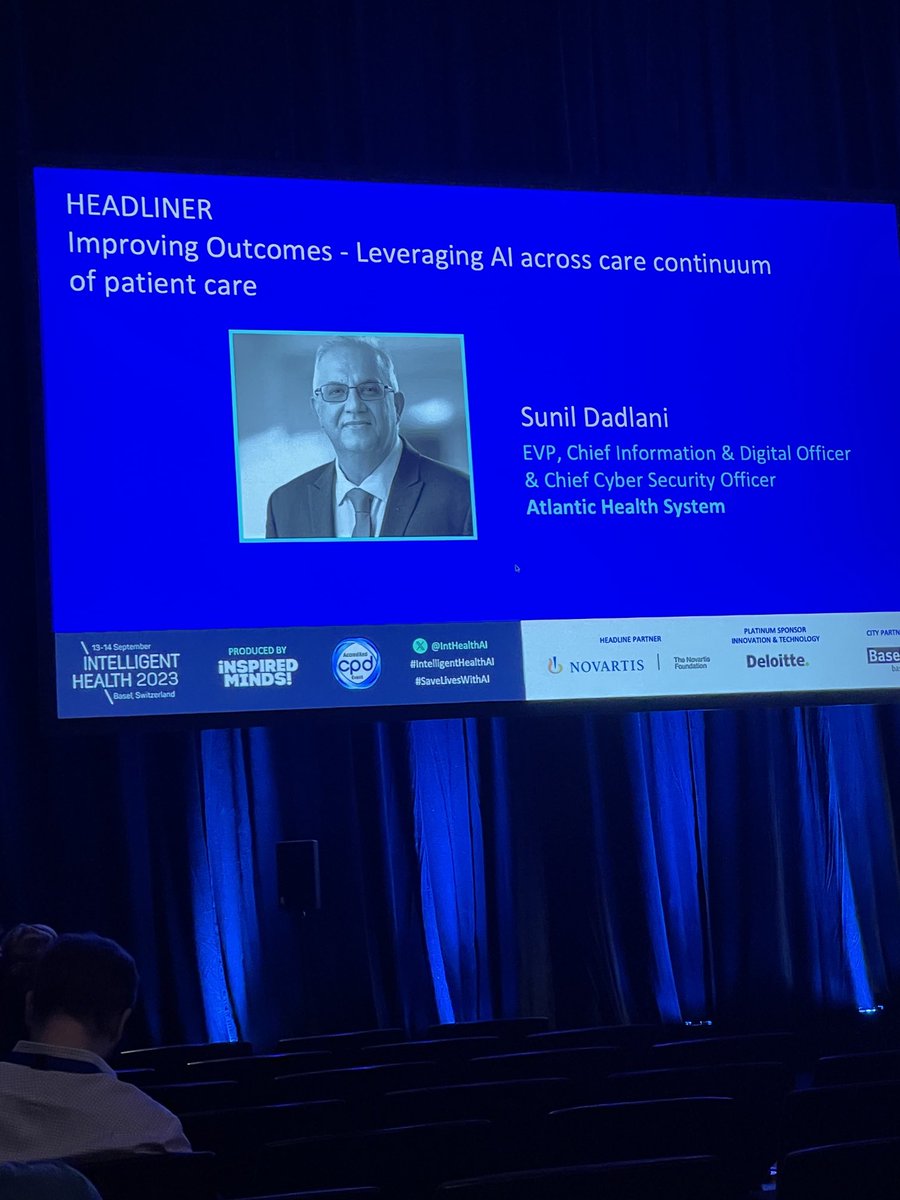 AmitGhosh006's tweet image. Sunil Dadlani  #intelligenthealthAI , ⁦@IntHealthAI⁩