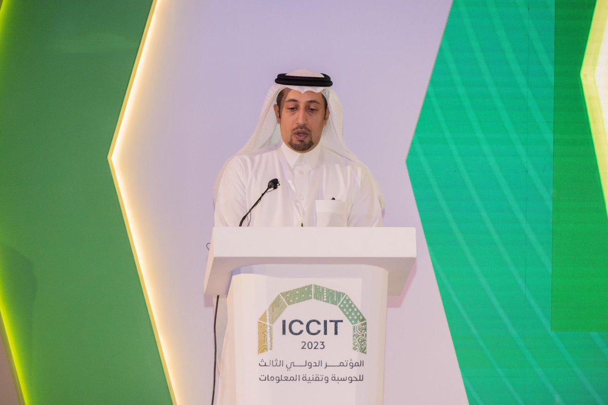 U_Tabuk's tweet photo. افتتح معالي رئيس #جامعة_تبوك أ.د.عبدالله بن مفرح الذيابي فعاليات المؤتمر الدولي الثالث #للحوسبة_وتقنية_المعلومات_2023، بحضور سعادة وكلاء الجامعة وعمداء الكليات والعمادات، ونخبة من أبرز المتخصصين والباحثين من مختلف دول العالم، والذي تستضيفه الجامعة ممثلة بكلية الحاسبات.

@U_Tabuk https://t.co/NcE9LrbQGO