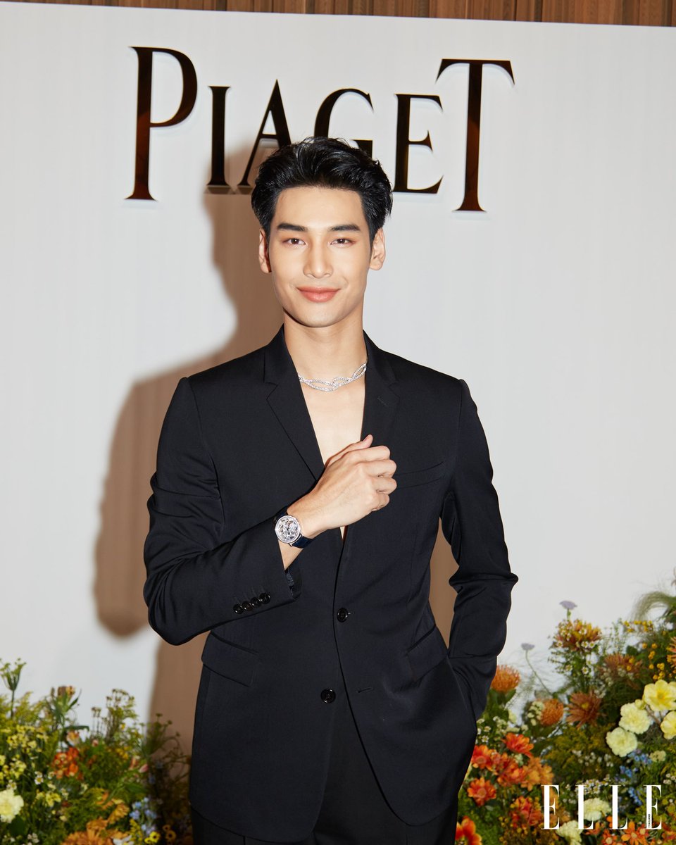 ELLEThailand's tweet photo. หล่อสะกดทุกสายตา! อาโป ณัฐวิญญ์ @Nnattawin1 Friend of PIAGET คนแรกของเอเชียตะวันออกเฉียงใต้ กับลุคหล่อ เรียบหรู พร้อมเครื่องประดับจาก @Piaget ที่งาน Piaget Maison of Extraleganza Gala Dinner 

#ELLEreports 
#Piaget #MaisonOfExtraleganza #PiagetSociety #nnattawin #PiagetxApo https://t.co/dqYplM3F14