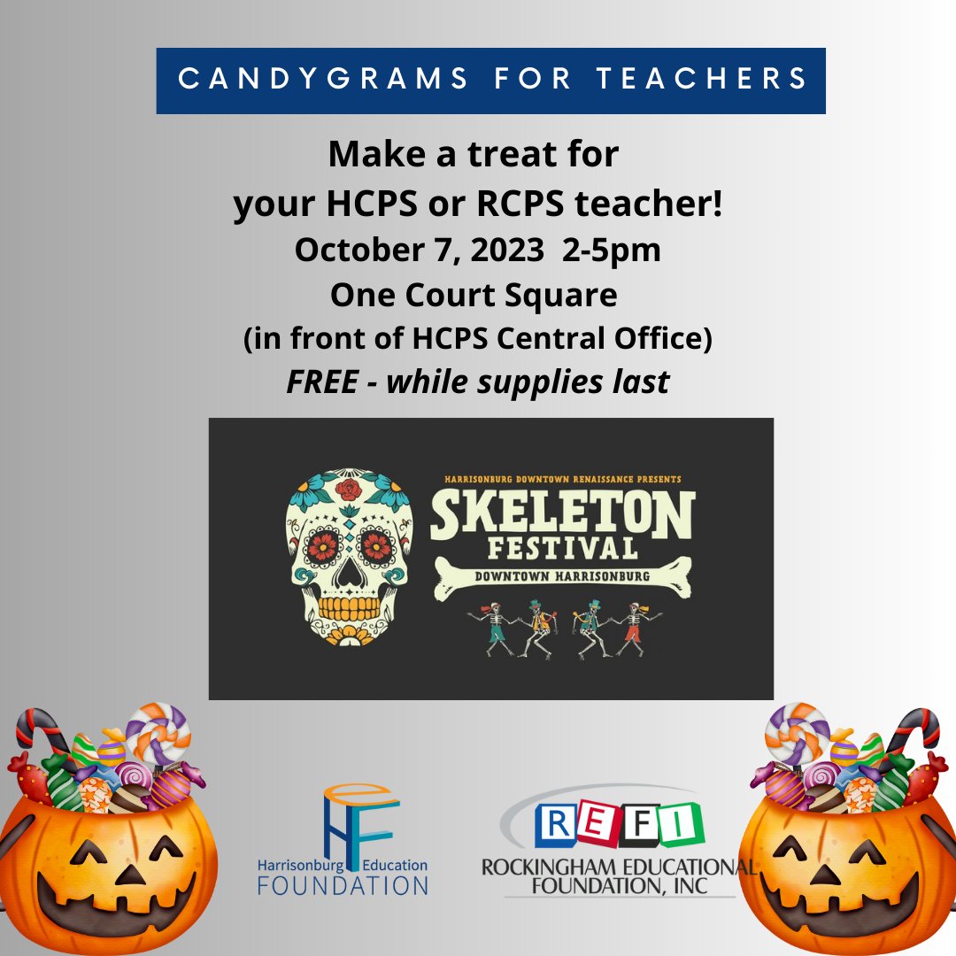 Join the fun! See you on Oct 7 as we make candygrams for teachers fb.me/e/1cBljJH2B