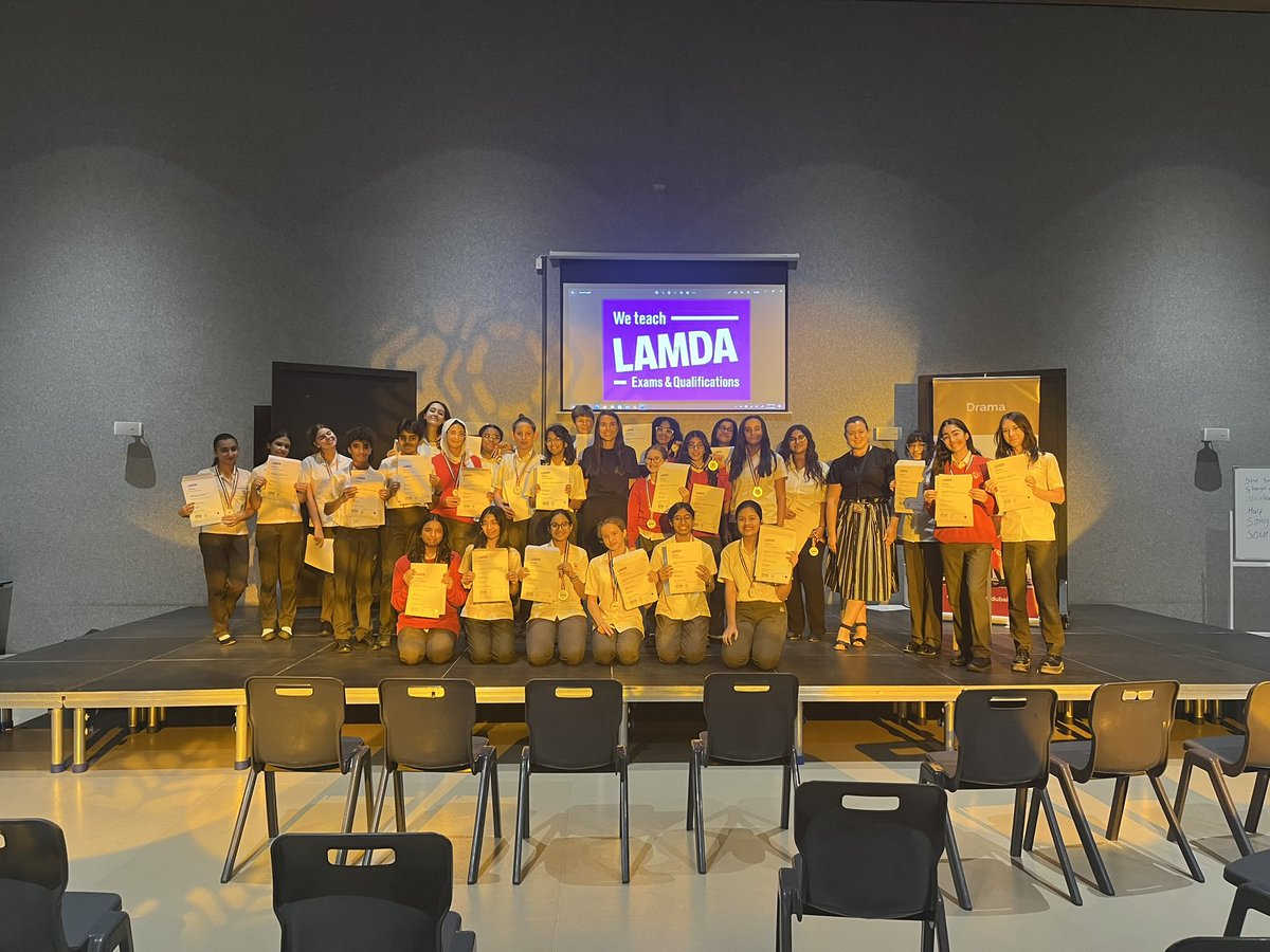 MissMurphyDXB's tweet photo. Our third year offering LAMDA and the results are in! Each year our numbers have grown, but we have maintained outstanding results 👏👏👏 #lamda #drama #acting #proudteacher https://t.co/CmdQmKOvTB