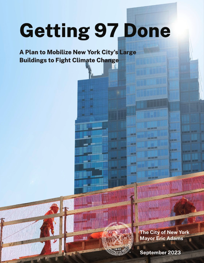 NYClimate's tweet photo. “Every part of the ‘Getting 97 Done’ plan builds towards one core goal: reducing harmful carbon greenhouse gas emissions.” – @NYCMayor
Read more here: https://t.co/GTg98vwKqb #Getting97Done https://t.co/ibAJgpL4kk