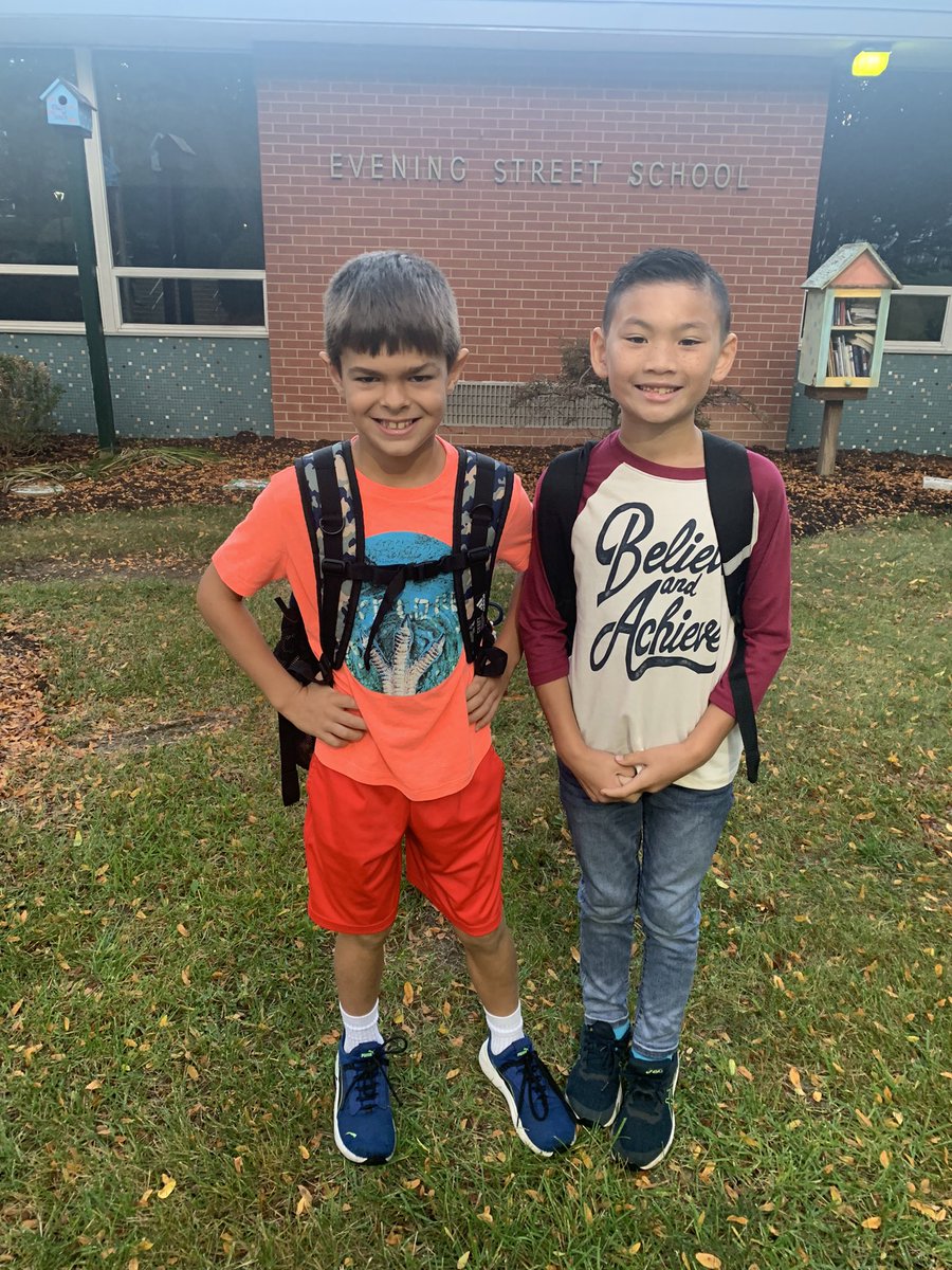These two headed off to the first student council meeting of the year. They are ready to help improve their school and community. Thank you for this opportunity.  #itsworthit <a href="/wcsdistrict/">Worthington Schools</a> <a href="/mrykowski1/">Mary Rykowski</a>