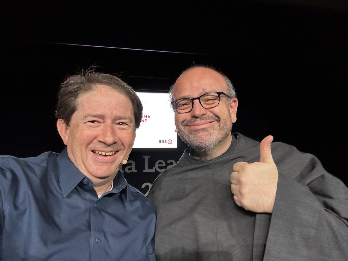 Marcus Weldon (@marcusweldon) on Twitter photo Great dialog on AI Ethics in Bologna with <a href="/paolobenanti/">Paolo Benanti</a> - an engaging man-monk with a brilliant mind! Great dialog on AI Ethics in Bologna with <a href="/paolobenanti/">Paolo Benanti</a> - an engaging man-monk with a brilliant mind!
