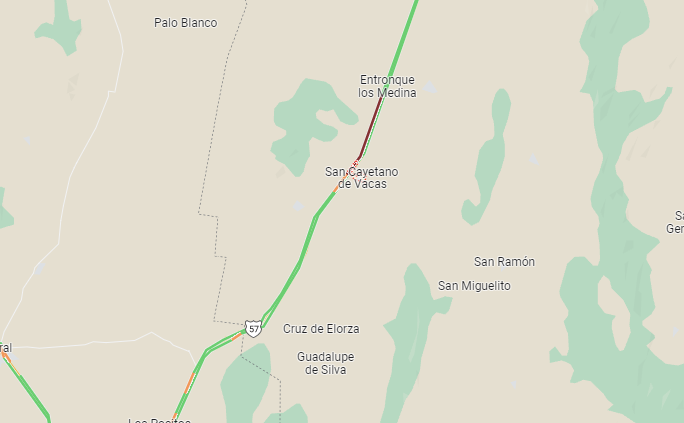 MonitoreoAzz's tweet photo. Buen día! Tienen alguna información sobre el trafico de la Autopista Saltillo - Matehuala a la altura de San Cayetano de las Vacas, NL km 46 @GN_Carreteras @CAPUFE @autopistasalmty https://t.co/bTEOlvvlKp