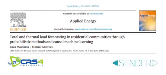 H2020Sender's tweet photo. NEW PUBLICATION ✍️🔎📖⚡️@H2020SENDER  is proud to release a new publication on the #prediction of total and #ThermalLoads in residential communities🏘using #ProbabilisticMethods and #CausalMachineLearning,  written by @LucaMassidda and @MarrocuMarino from @crs4research https://t.co/16eDRXGxLT