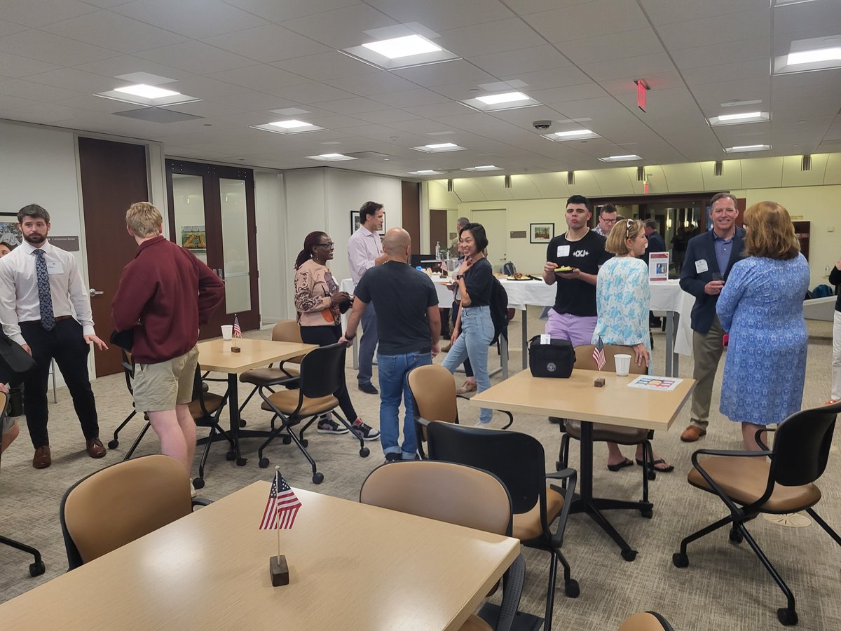 BC_Vets's tweet photo. We had a wonderful welcome reception for Boston College Veterans this week, welcoming Students, Staff, Faculty, Alumni, and Campus Partners.  Thank you to @bcstuaffairs for hosting a wonderful gathering to start the year!  #veteransupport #studentengagement #militarycommunity https://t.co/nBXyJrsJkp
