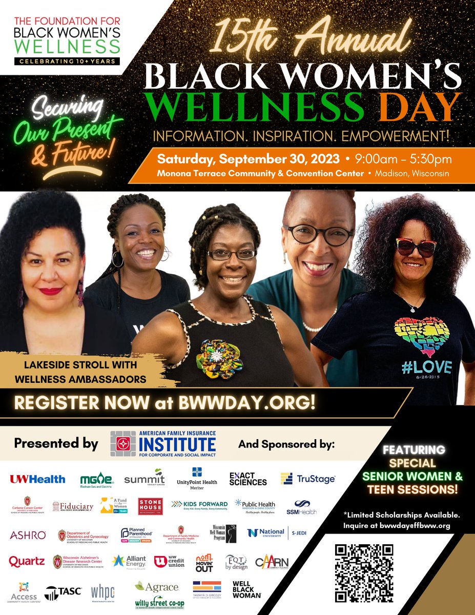 TheFFBWW's tweet photo. Haven’t had a chance to connect with the #FFBWW Walking Collective yet? NOW IS YOUR CHANCE! Join the #FFBWW Walk Captains for a Lakeside Stroll at 8:30am before the 15th Annual Black Women’s Wellness Day begins!
Register now to secure your spot at https://t.co/rrEBwJrFoD. https://t.co/cEdGfrdF4u