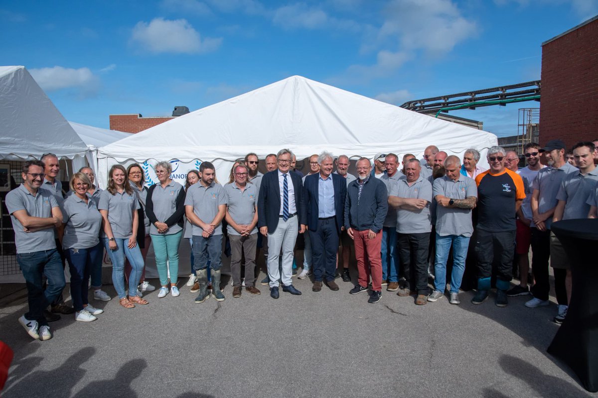BertrandRingot's tweet photo. 🐟[Anniversaire]🐟

L'entreprise d’aquaculture, #Aquanord #Ichtus , basée à Gravelines, fête ses 40 ans ! Leader 🇫🇷 de la production de #bars et de #daurades royales, elle fait partie du groupe #GloriaMaris présidée par @RieraPhilippe !

Un exemple d’engagement territorial ! 👍 https://t.co/YxYny9zMCE