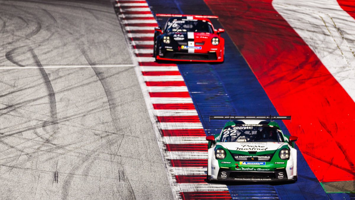 🏎 News in a flash 3/4 🗞 Premiere for the #CarreraCupFrance as they headed to the #RedBullRing! In race 1 <a href="/marvinklein21/">Marvin Klein</a> dominated, with <a href="/DorBoccolacci/">dorian boccolacci</a> and Alessandro Ghiretti in P2 and P3. Race 2 saw Klein win again with Ghiretti and Louis Perrot on the podium. 📸 Alexis Goure