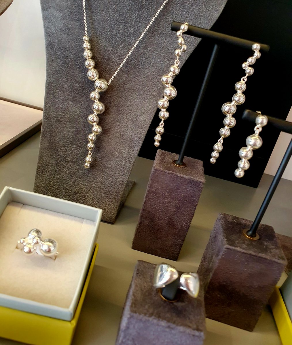 You'll need to pop in to see this beautiful new Sterling silver jewellery collection in all it's glory but here's a little preview of some of our favourites. Just arrived in store!

#Contemporary #Jewellery #ScandiStyle #SilverJewellery #Gifts #Serenity #PrincessStreet #Knutsford