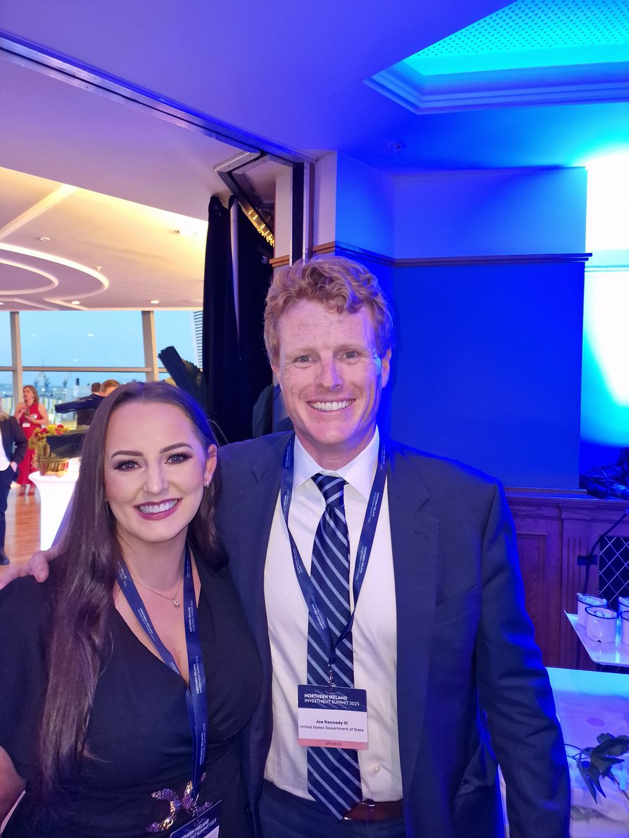 Marisa McGlinchey (@marisamcglinch1) on Twitter photo It was a wonderful evening at the Belfast Investment reception in the Titanic Centre with <a href="/joekennedy/">Joe Kennedy III</a>. Fantastic buzz around the summit. It was a wonderful evening at the Belfast Investment reception in the Titanic Centre with <a href="/joekennedy/">Joe Kennedy III</a>. Fantastic buzz around the summit.
