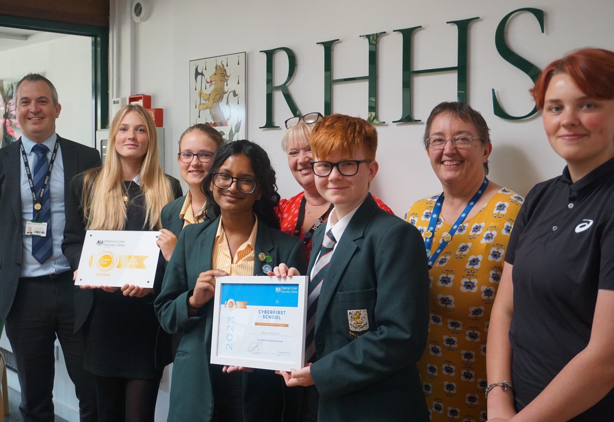 Today we are very pleased to have officially received the National Cyber Security Centre CyberFirst Gold Award, which means we have shown our commitment and dedication to delivering excellence in cyber security education. 🙌🎉@CyNamHub @CyberFirstSW398 @NCSC #WeAreRibston